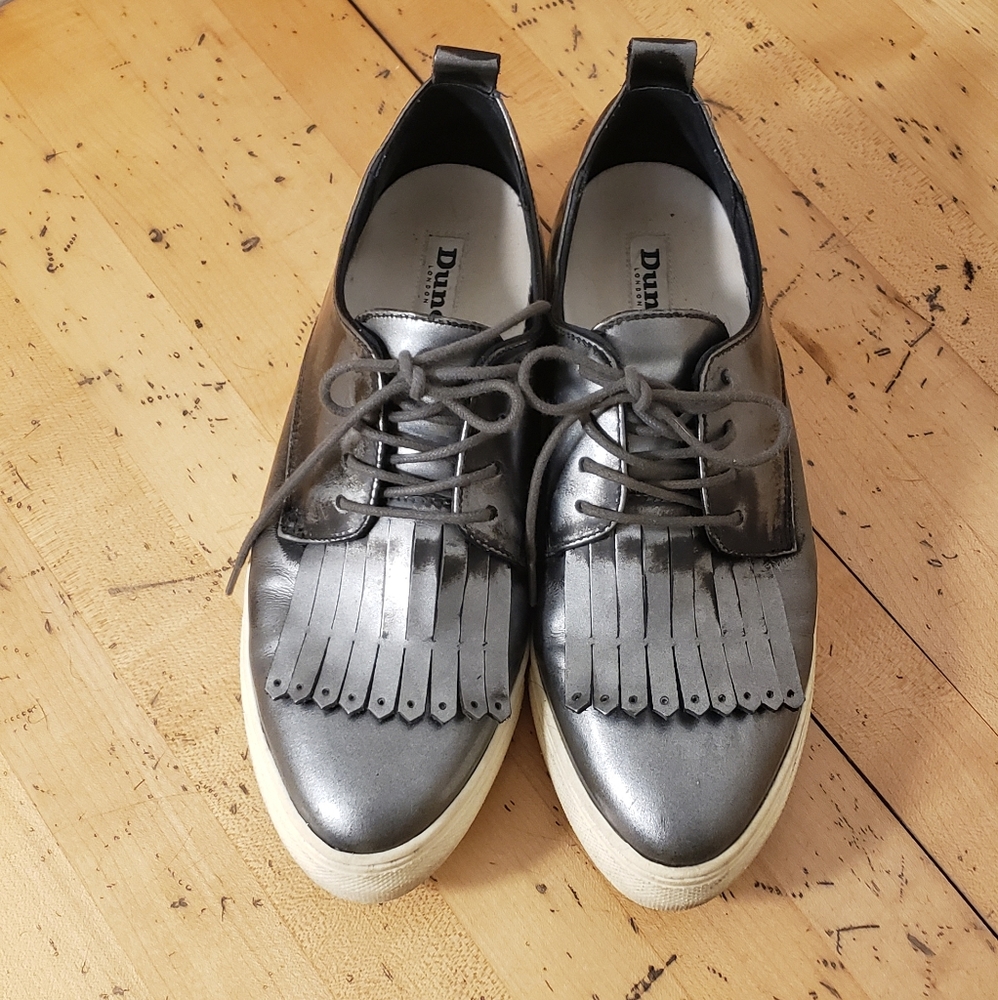 Loafer tassel chrome silver Sneaker